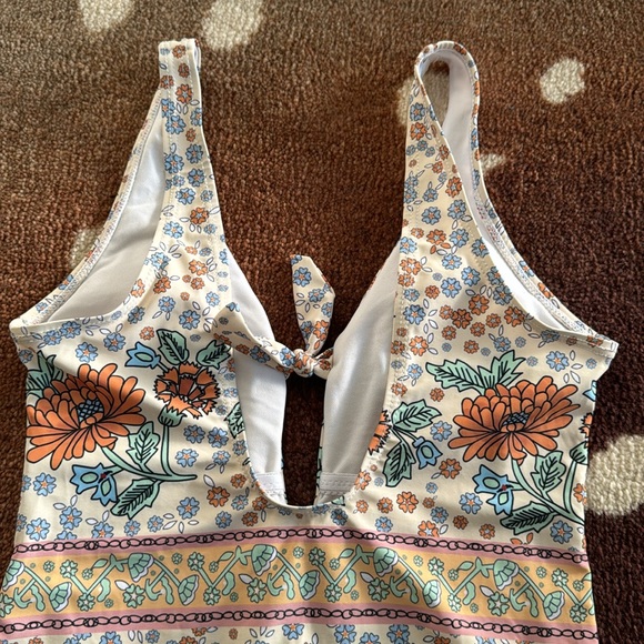 Floral One Piece Swimsuit - Picture 7 of 10